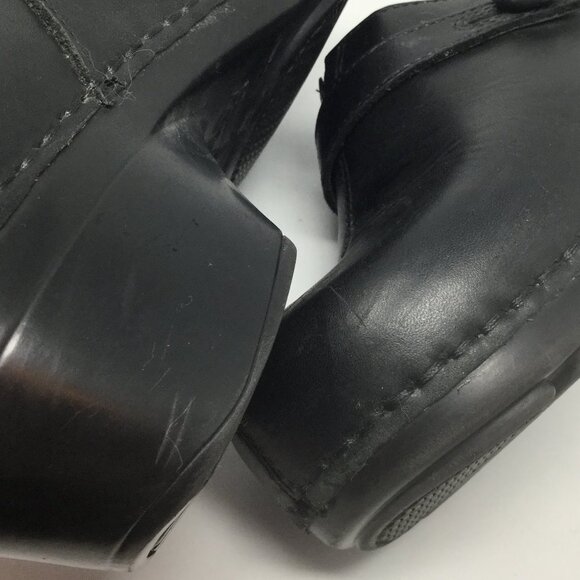 Dankso Clog Slip On Black Leather 38 - Picture 8 of 13